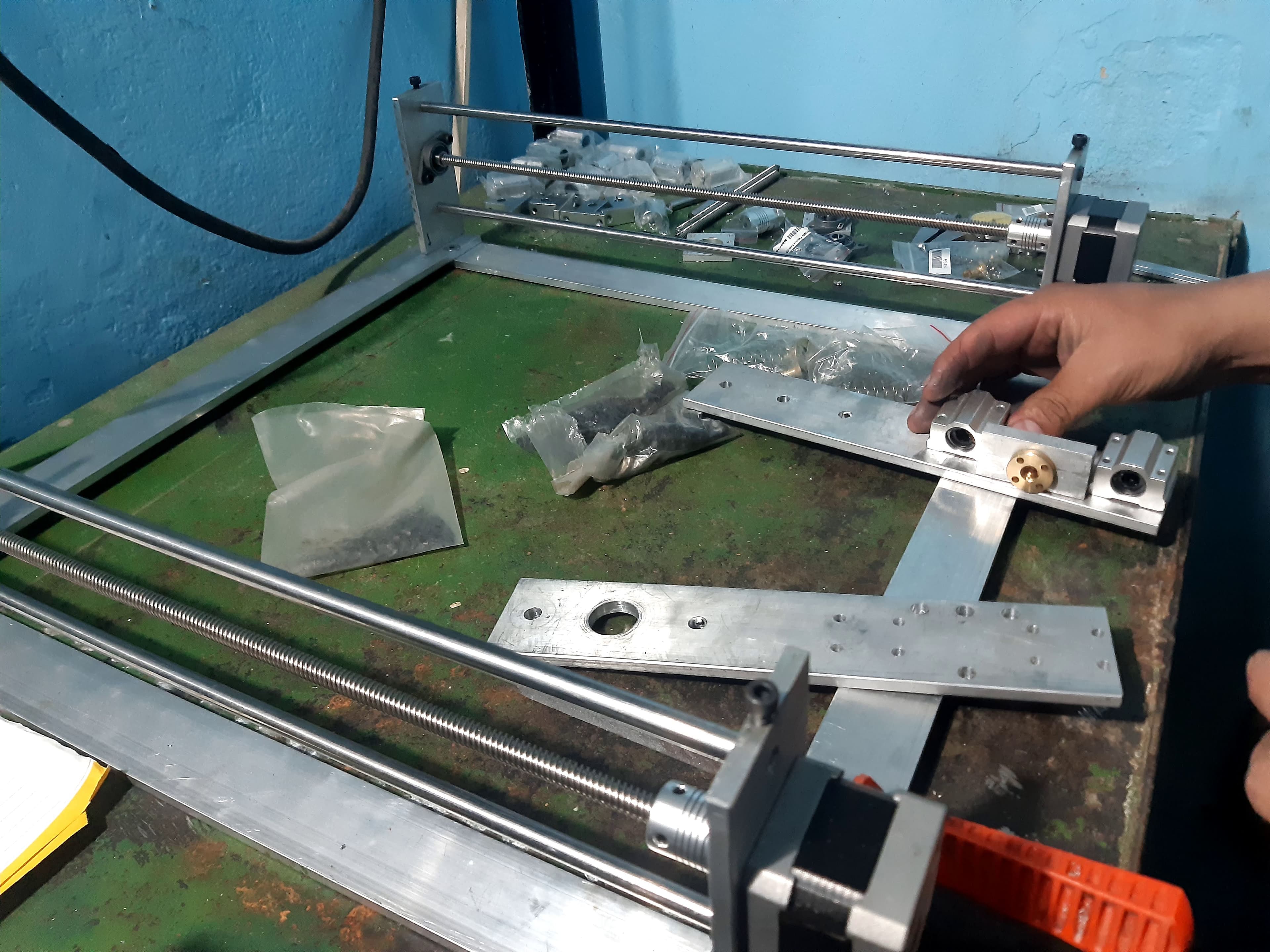 Aluminum-frame 3-axis CNC with dual Y motors
