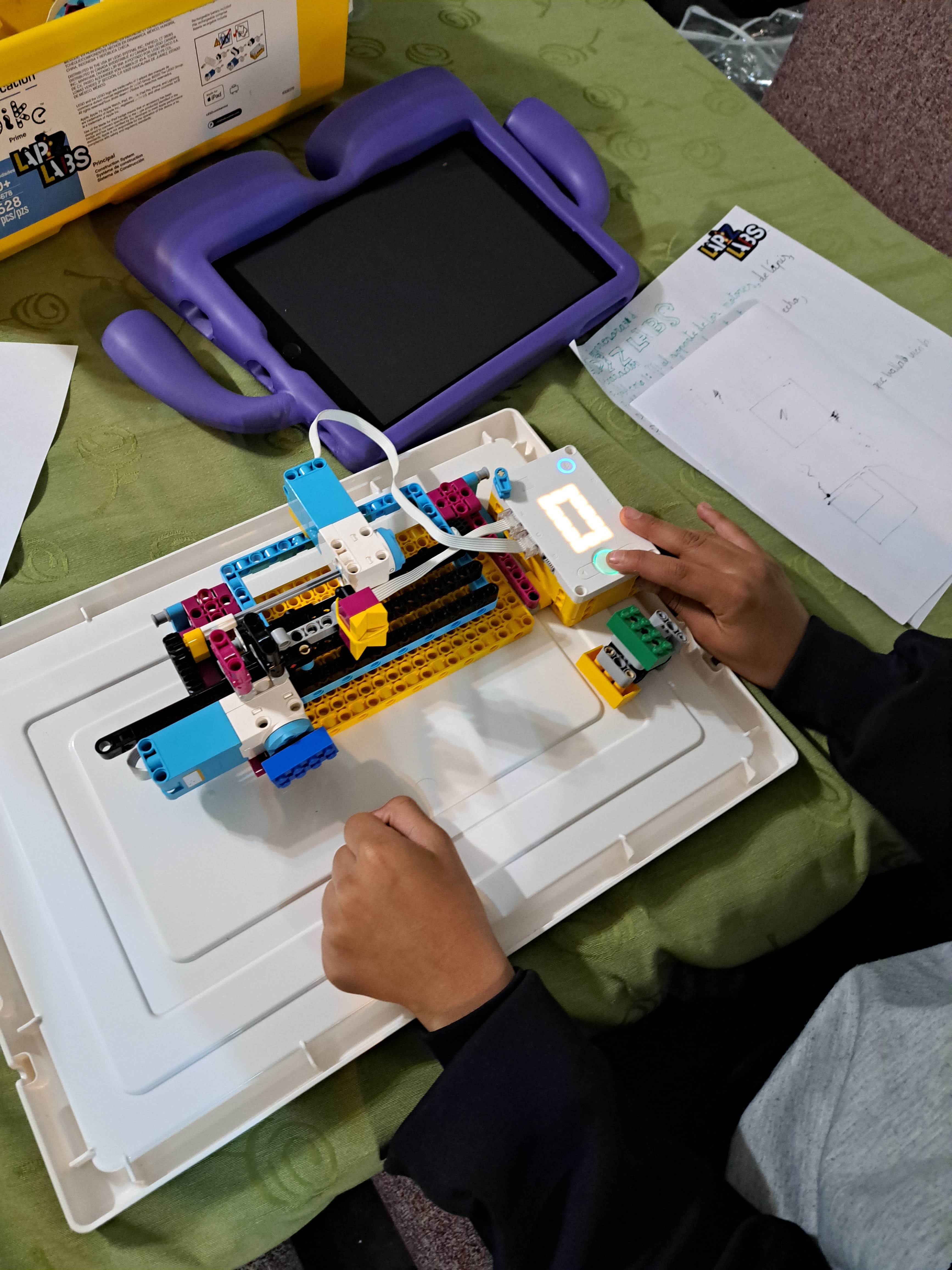 individual class with lego spike