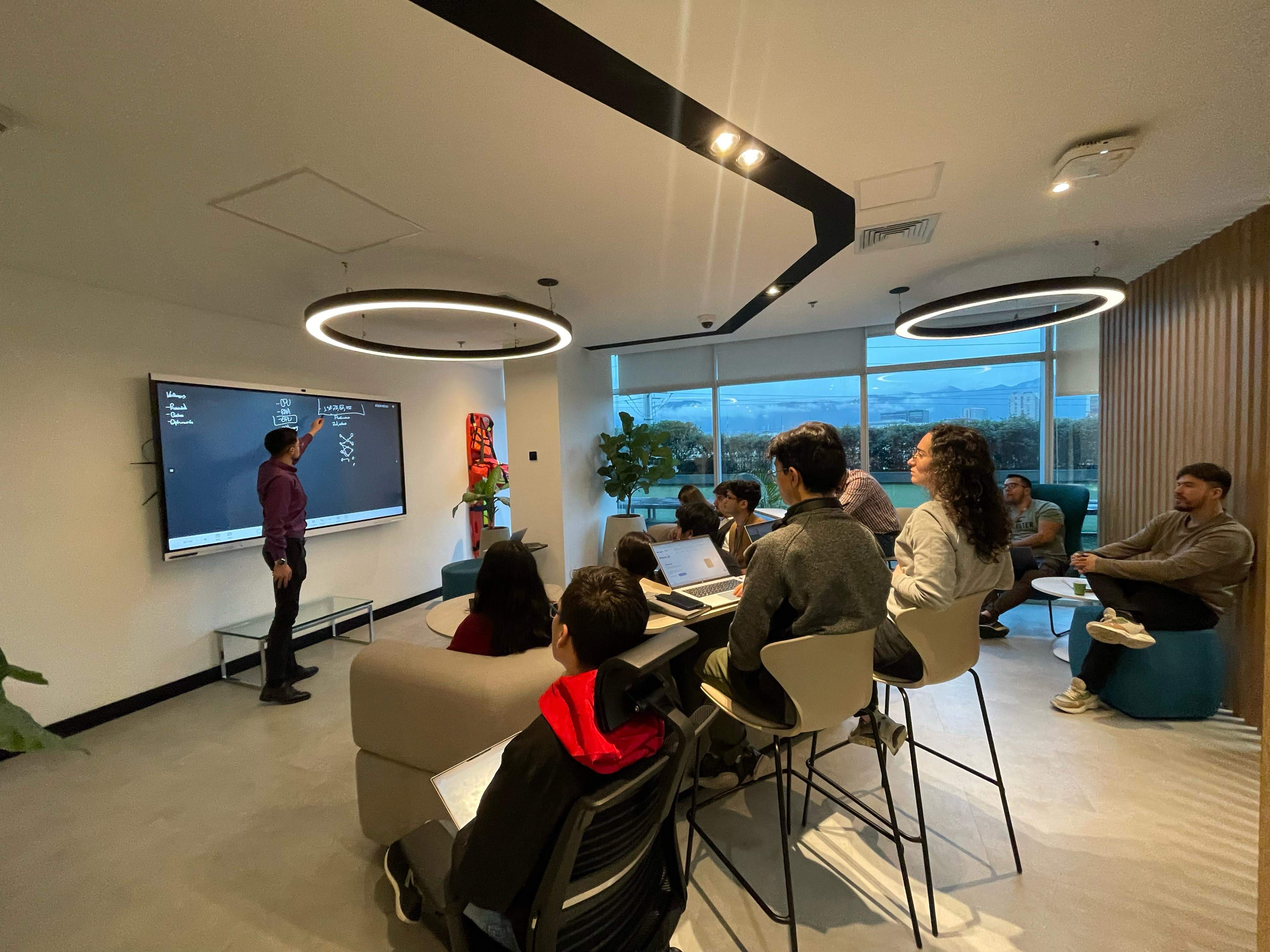 Teaching in modern classroom