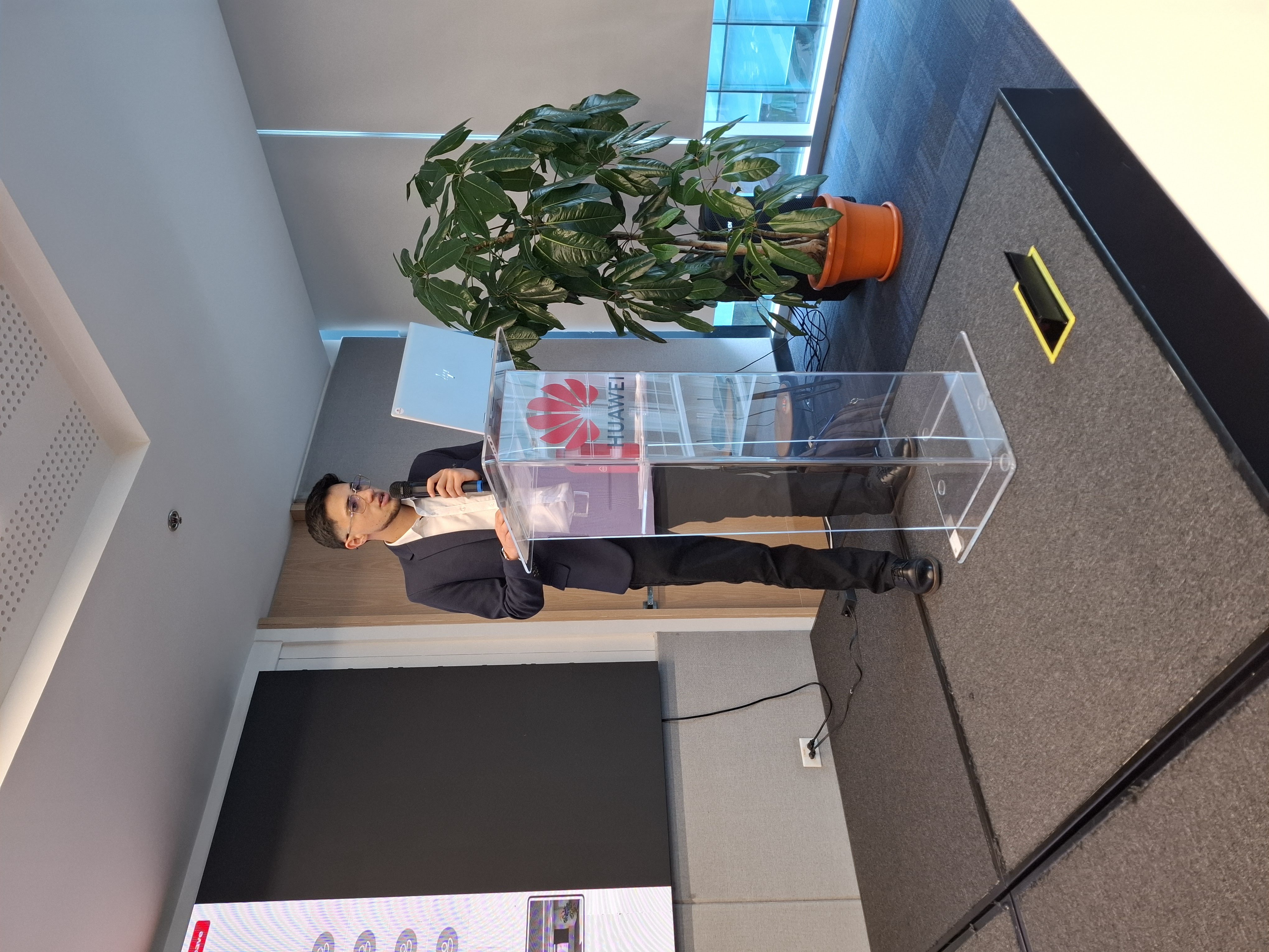 Speaking at Huawei event